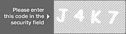 captcha code for visual authentication  letter J number 4 letter K number 7